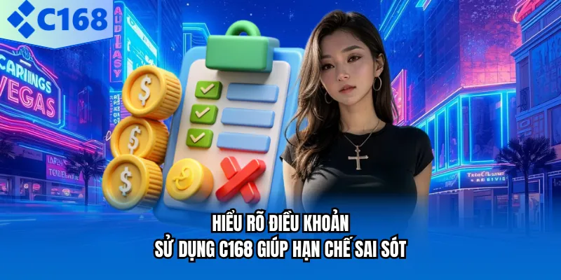 Hiểu rõ điều khoản sử dụng C168 giúp hạn chế sai sót