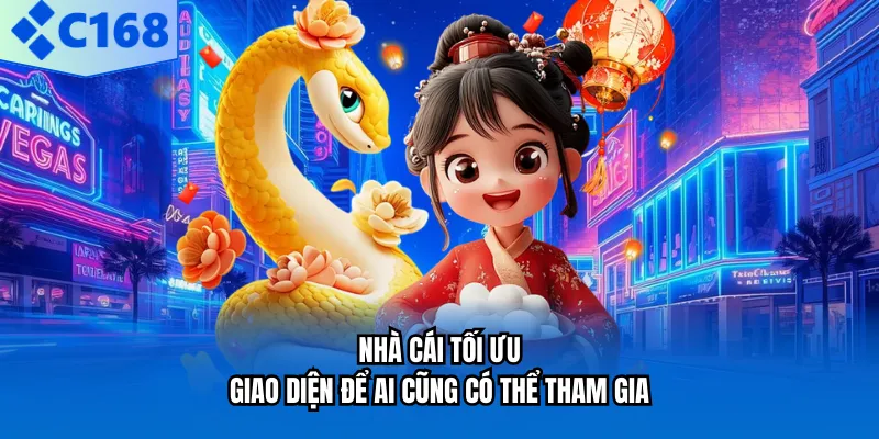 Nhà cái tối ưu giao diện để ai cũng có thể tham gia