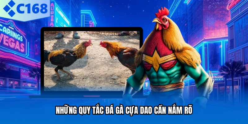 Những quy tắc đá gà cựa dao cần nắm rõ